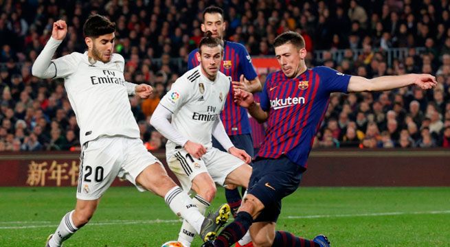 Barcelona y Real Madrid igual a uno por la Copa del Rey