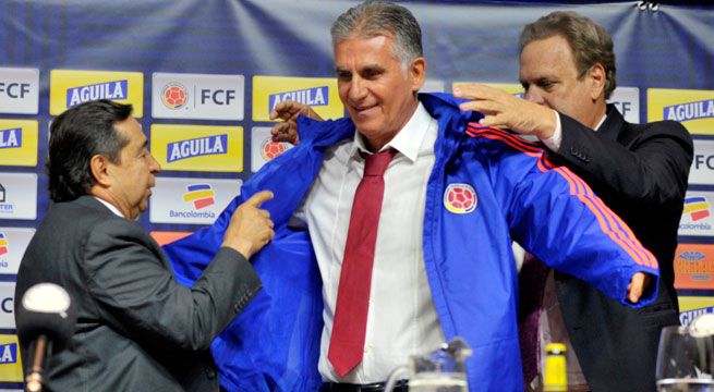 Carlos Queiroz es presentado como nuevo seleccionador de Colombia