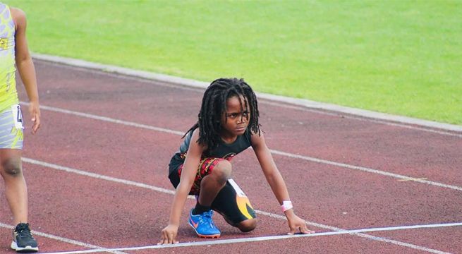 Niño de 7 años es considerado el nuevo Usain Bolt