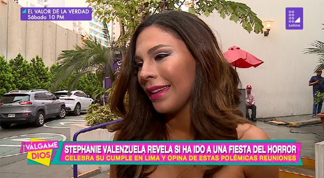 Stephanie Valenzuela revela si ha ido a una ‘fiesta del horror’