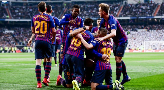 Barcelona se metió a la final de la Copa del Rey tras golear 3-0 al Real Madrid