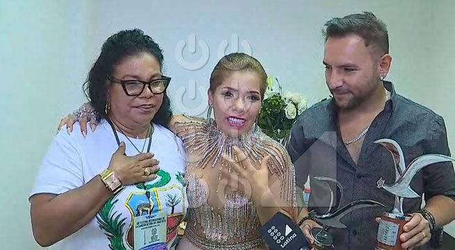 Susan Ochoa, Eva Ayllón y el ‘Viejo’ Rodríguez celebran las dos gaviotas de Viña del Mar (Video)