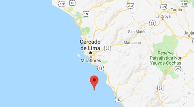 Sismo remeció Lima este jueves en horas de la tarde