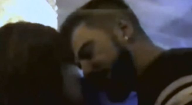 Angie Jibaja reaparece en los escenarios y es captada con nuevo galán