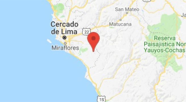 Temblor: sismo de 4.9 magnitud se registró en Lima