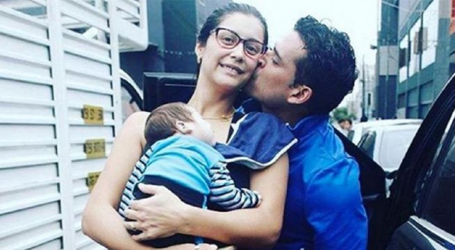 Karla Tarazona y Christian Domínguez celebraron el cumpleaños de su hijo