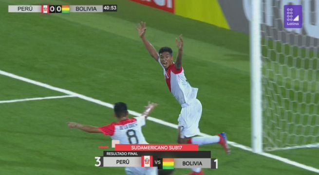 Perú se impuso por 3-1 a Bolivia en el Sudamericano Sub 17