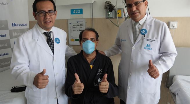 EsSalud: médicos del Incor realizan doble proeza médica y salvan vida de taxista
