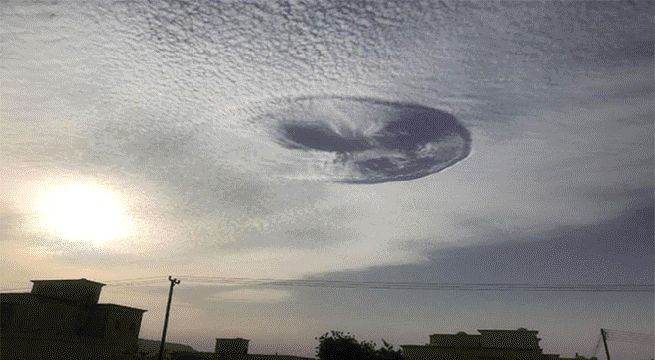 Extraño agujero apareció en el cielo de Emiratos Árabes [Video]