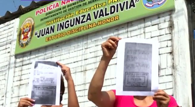 Colegios policiales exigen pago de 