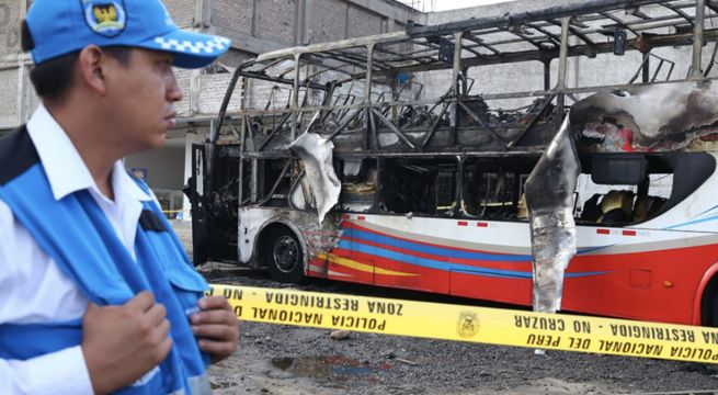Fiori: Ministerio Público precisa son 17 los muertos por incendio de bus