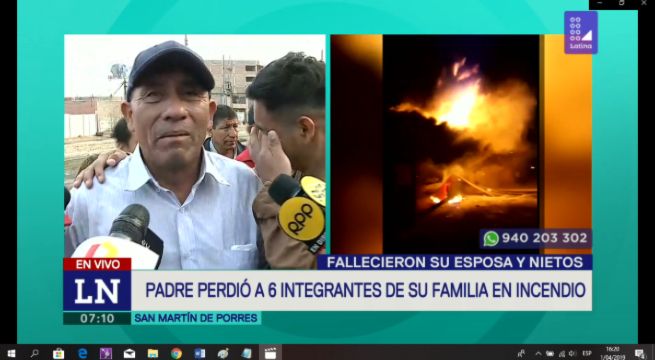 Fiori: El desgarrador testimonio del padre que perdió a 6 integrantes de su familia en incendio