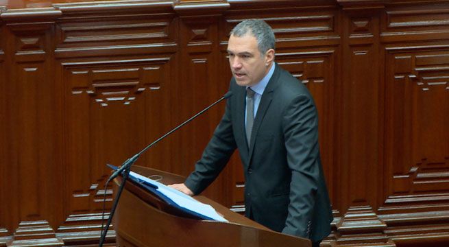 Salvador Del Solar y sus gestos en el Congreso durante su presentación por el voto de confianza