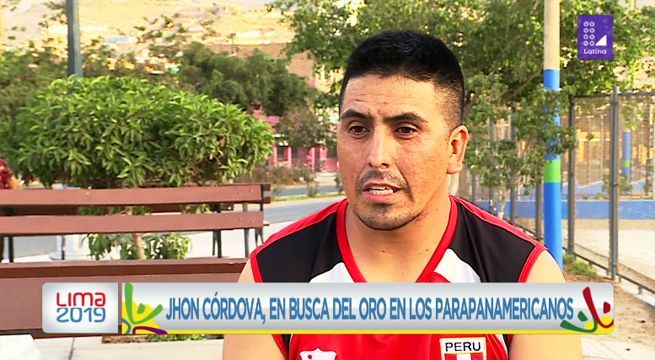 Jhon Córdova, en busca del oro en los Parapanamericanos