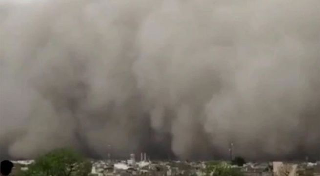 India: tormenta de arena cubrió varias ciudades