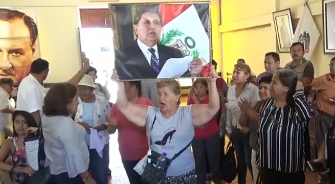 Alan García murió: lágrimas y dolor en la Casa del Pueblo de Trujillo