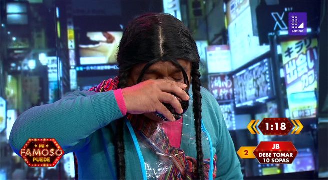 La paisana Jacinta demostró su talento para comer sopas picantes