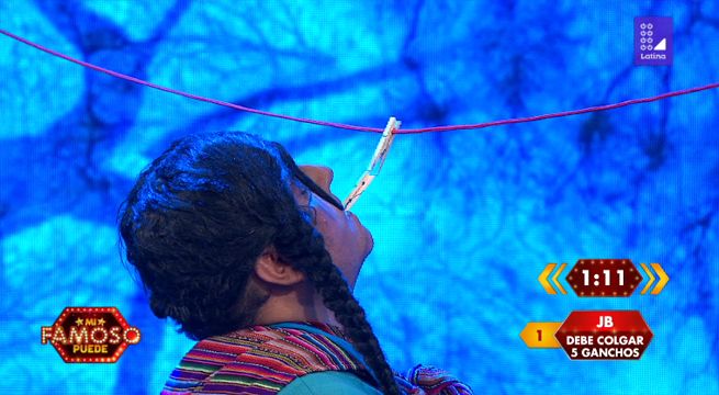 La paisana Jacinta volvió a sorprender a todos en el juego ‘Ganchos colgados’