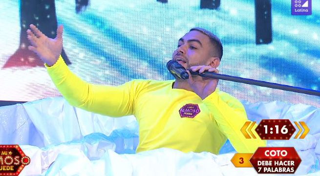 Coto Hernández enfrentó el frío más extremo al jugar 'Palabras heladas'