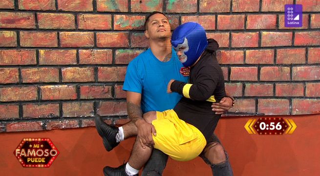 Mi famoso puede: Jonathan Maicelo demostró mucha fortaleza física en este reto