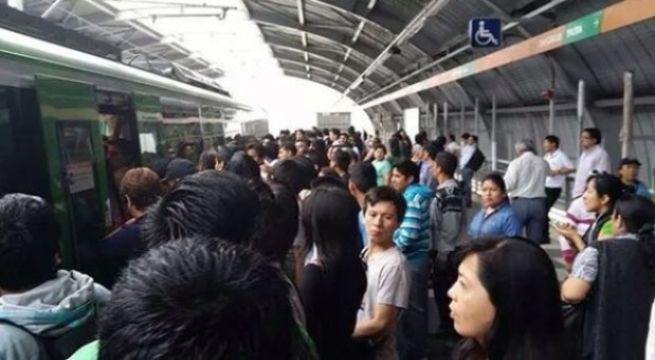 Colapsaron estaciones del Metro de Lima tras reporte de fallas en el sistema eléctrico