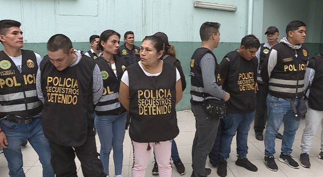 Cae banda de extorsionadores de Gamarra integrada por exserenos de La Victoria