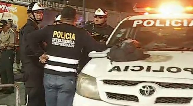 Chorrillos: valiente policía frustró asalto a banco de centro comercial