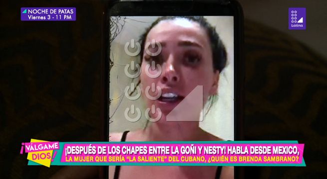Después de los chapes con Mayra Goñi, habla desde México la saliente de Nesty