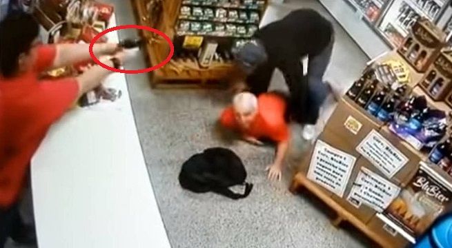 Mujer de 67 años dispara a delincuente que intentó asaltar su negocio [Video]