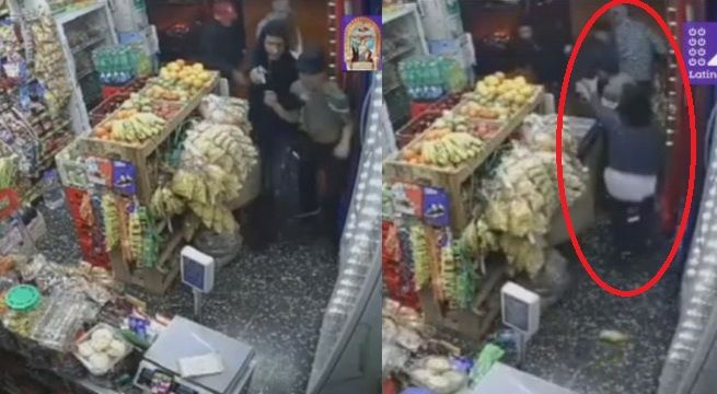 Bodeguera se enfrentó y echó de su tienda a asaltantes armados