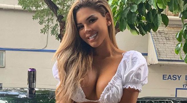 Stephanie Valenzuela enciende las redes con su sensual forma de preparar el desayuno