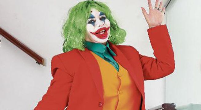 Susy Díaz sorprende a todos al disfrazarse del 'Joker' por Halloween