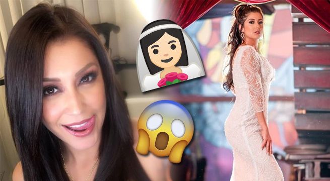 Karla Tarazona sorprende a todos al volver a vestirse de novia [FOTO]