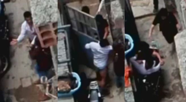 Borracho daba brutal golpiza a pareja pero turba irrumpe en su casa y le da su merecido