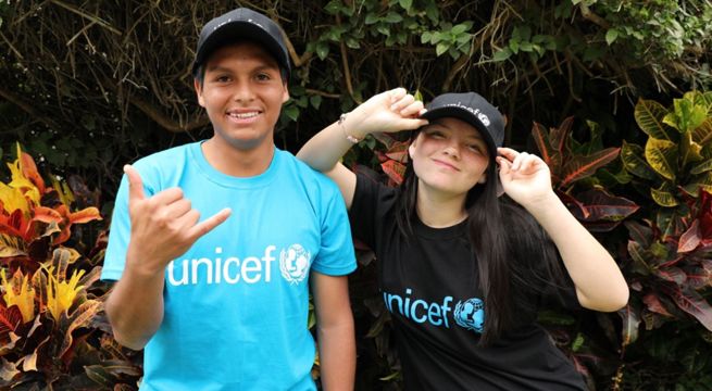 Embajadores de Unicef resaltan poder de la adolescencia para generar cambios positivos