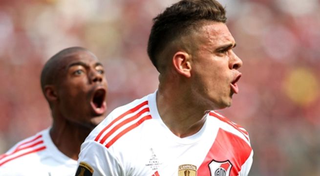 Revive el gol de Borré que le da la ventaja a River Plate en la final de la Copa Libertadores [VIDEO