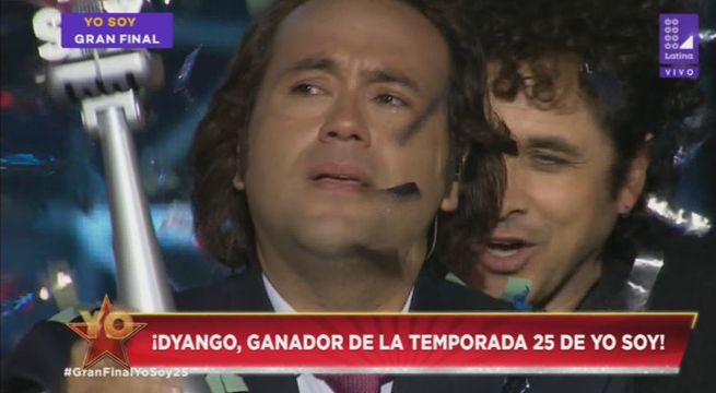 ¡Imitador de Dyango ganó la temporada 25 de Yo Soy!
