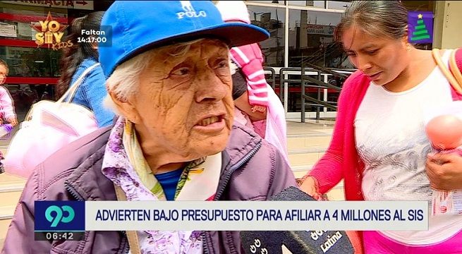 Federación médica del Perú asegura que el presupuesto es escaso para atender más pacientes en SIS