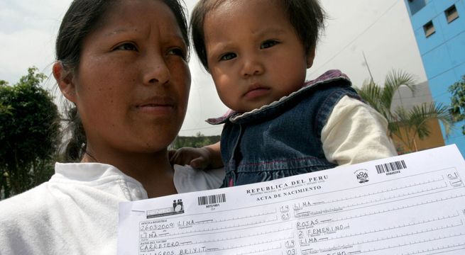 Reniec: partidas de nacimiento ahora se podrán imprimir desde casa