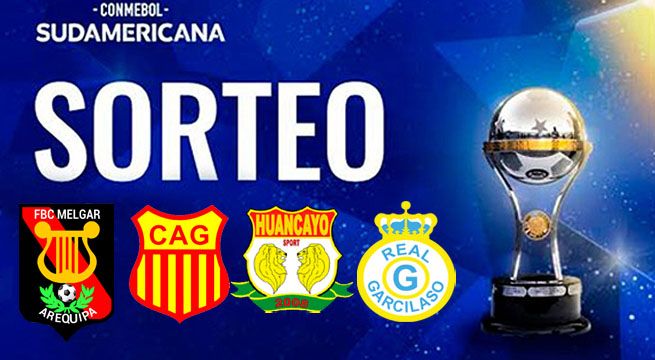 Copa Sudamericana: Melgar, Atlético Grau, Sport Huancayo y Real Garcilaso ya conocen a sus rivales