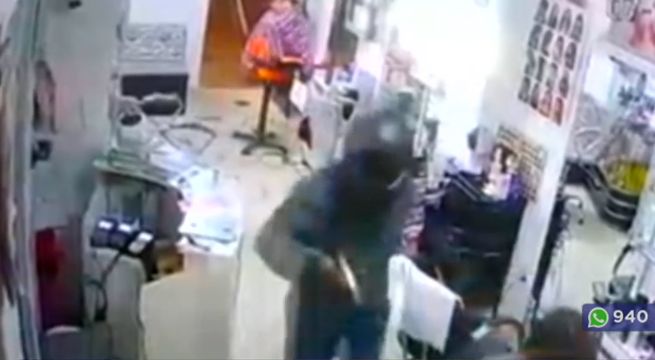 Breña: delincuente asalta peluquería dos veces en una semana y sigue libre [VIDEO]