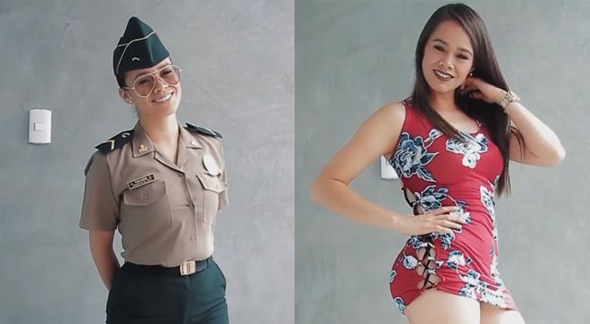 Abren investigación a modelo policía peruana por video en las redes [VIDEO]