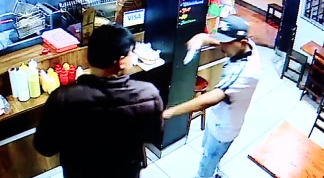 Delincuentes asaltan restaurante por tercera vez en Villa El Salvador [VIDEO]