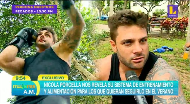 Nicola Porcella nos revela sus secretos para lucir un cuerpo perfecto este verano [VIDEO]