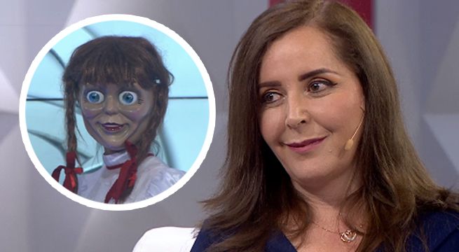 Así fue el encuentro de Rosa Bartra y 'Annabelle' en el set de Abre los Ojos [VIDEO]