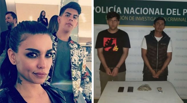 Detienen a hijo de Angie Jibaja por venta de drogas [VIDEO]