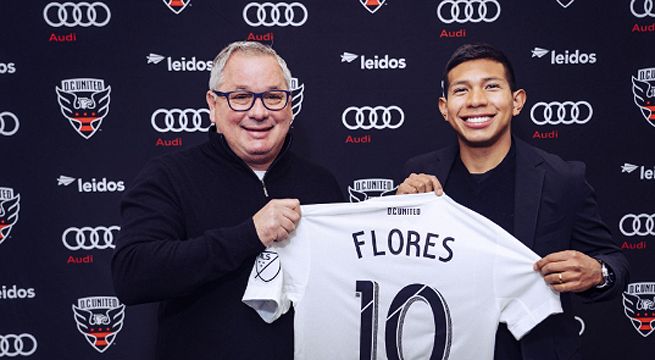 Edison Flores ya es jugador del poderoso DC United de la MLS