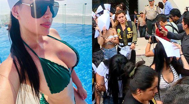 Conocida modelo fue intervenida en el 'Búnker de Punta Negra' [Video]