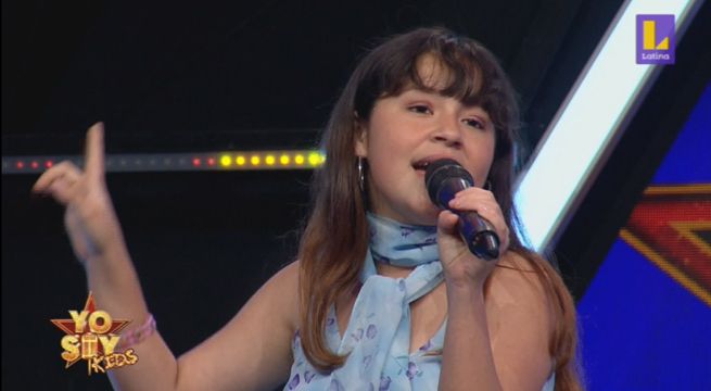 La pequeña imitadora de Jeanette sorprendió al jurado con su presentación