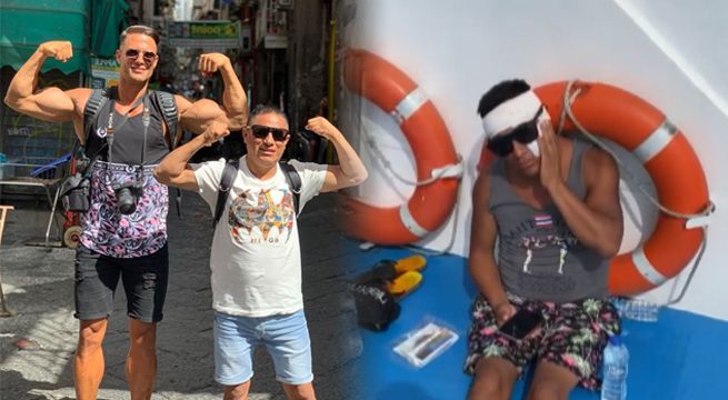Amigo incondicional de Fabio Agostini fue noqueado y agarrado a huevazos por el ‘Galáctico’ [VIDEO]